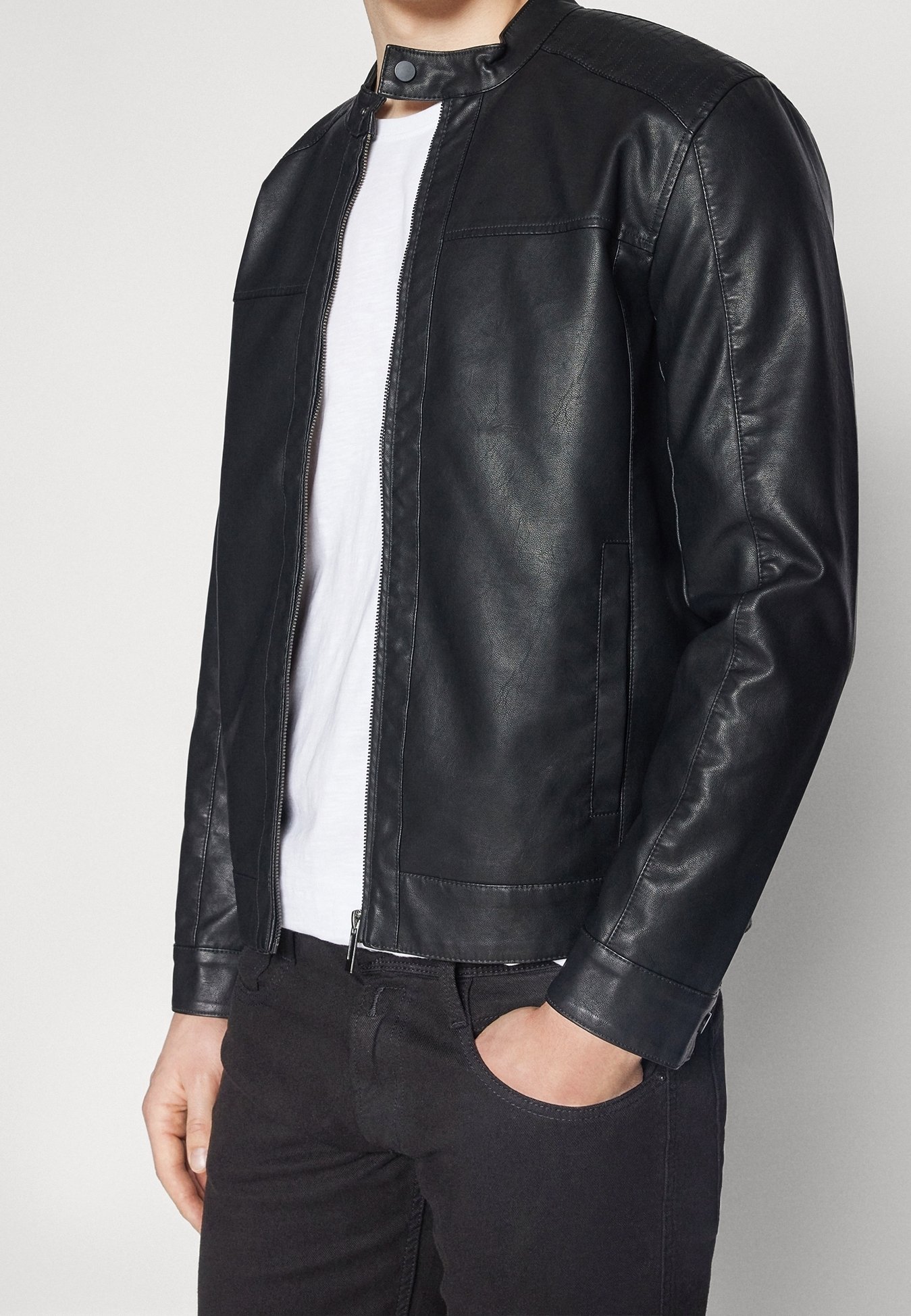 Veste en similicuir Only & Sons - noire