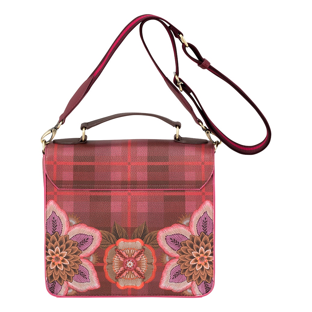 Sac bandoulière PIP Studio Frances Flores Felices - Rouge