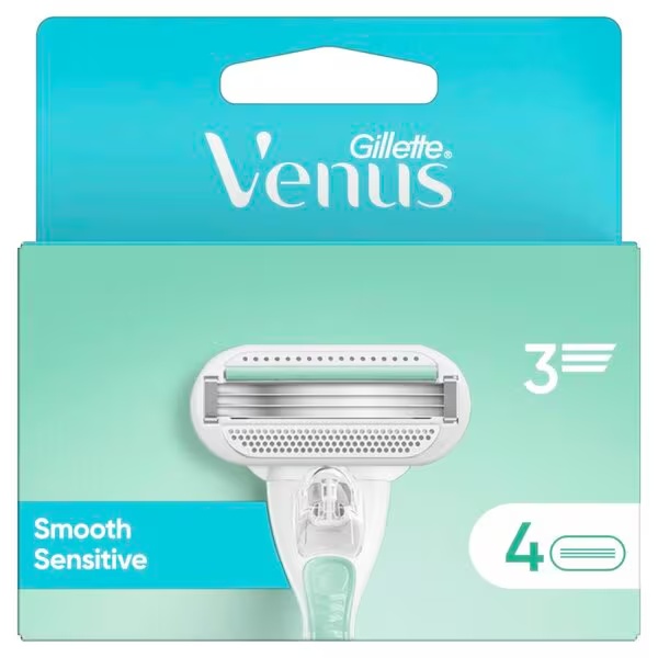Gillette Venus Smooth Sensitive britvice, 4 komada
