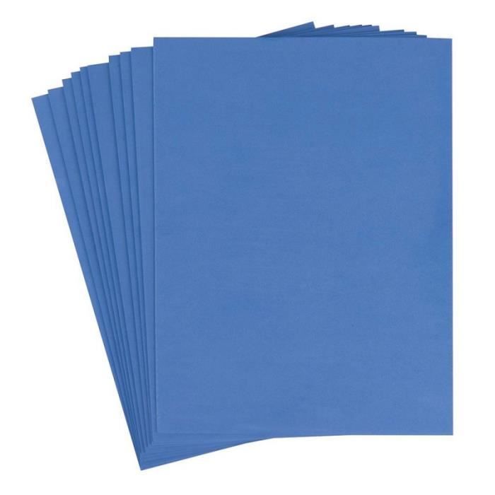 Lot de 10 Feuilles en caoutchouc mousse thermoformable, 20 x 30 cm, ép. 2 mm, creasoft - pétrole
