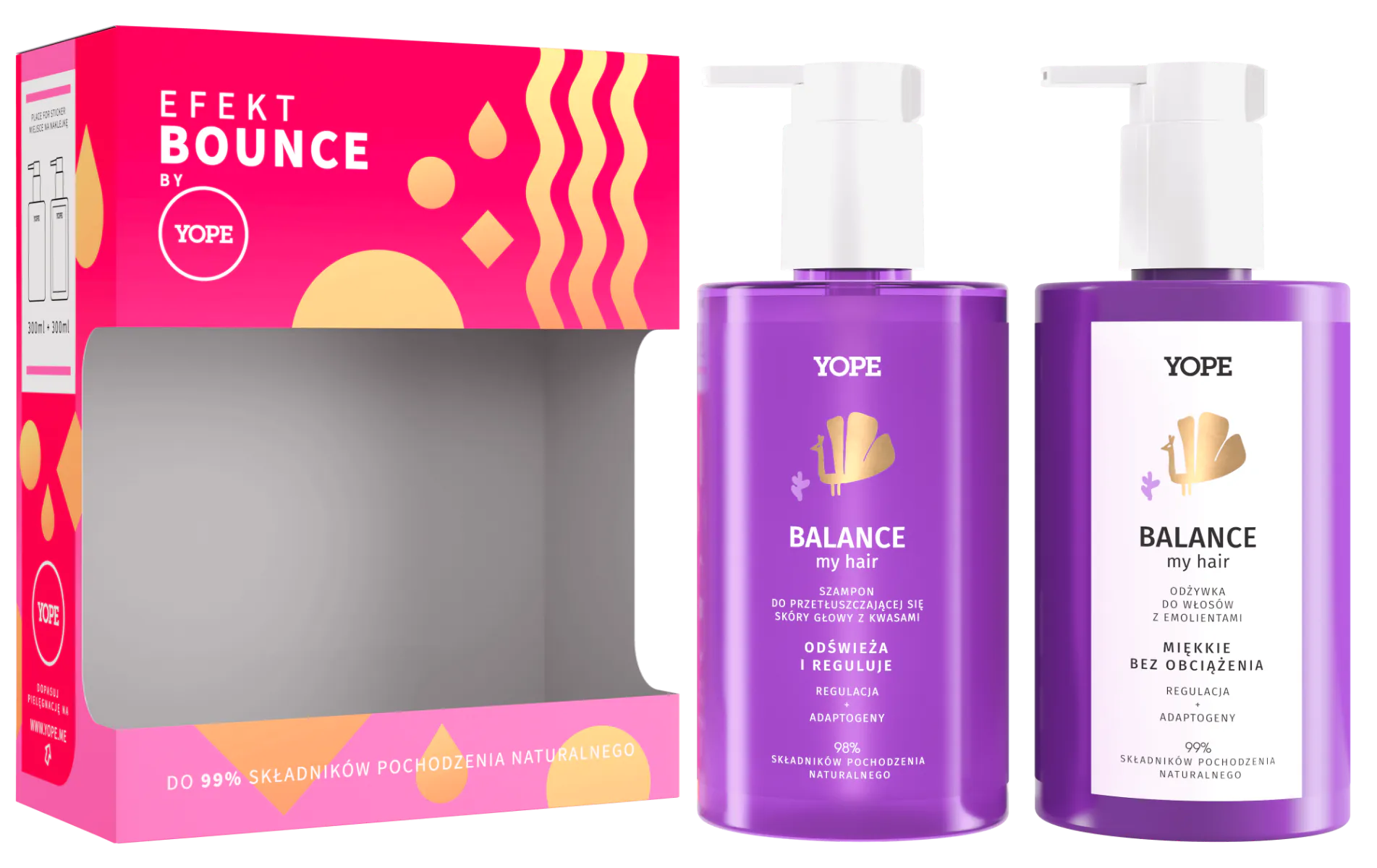 YopeZestaw Balance (Szampon + Odżywka)