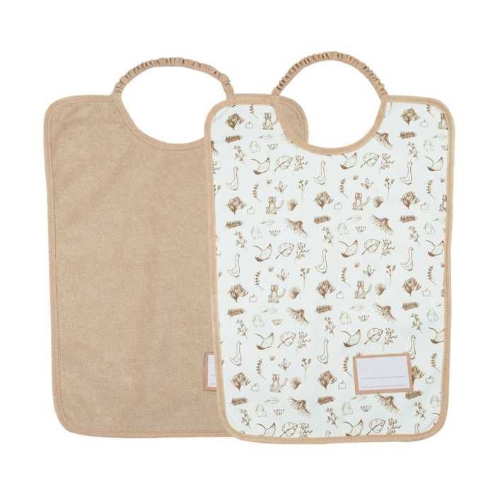 Lot de 2 bavoirs maternelles