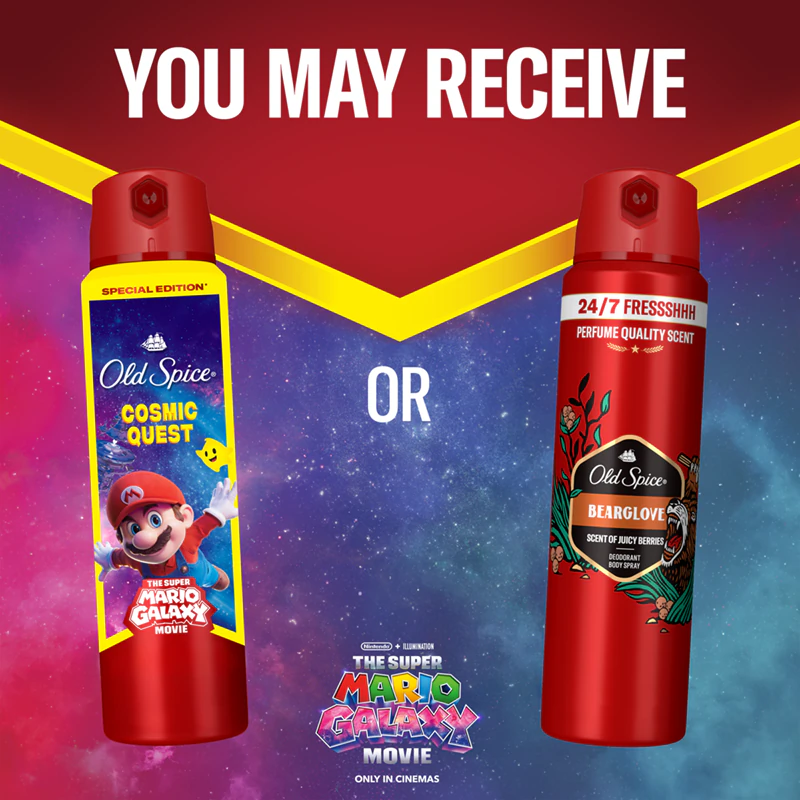 Desodorante Spray Refrescante Old Spice Bearglove para Homens