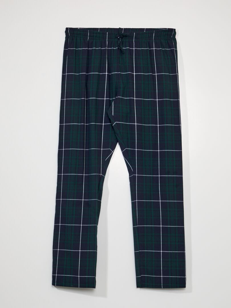 Langer Pyjama – NYC-Print – 2-teilig – BLAU