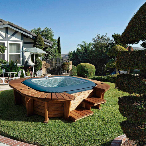 Spa Exterior De Madera K2o Bestway Palm Beach Para 4-6 Pers. 250x275x71 Cm