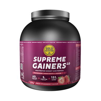 GOLDNUTRITION Supreme Gainers 2.0 Eperízű, magas kalóriatartalmú formula kreatinnal 2.9 kg 2.9 kg