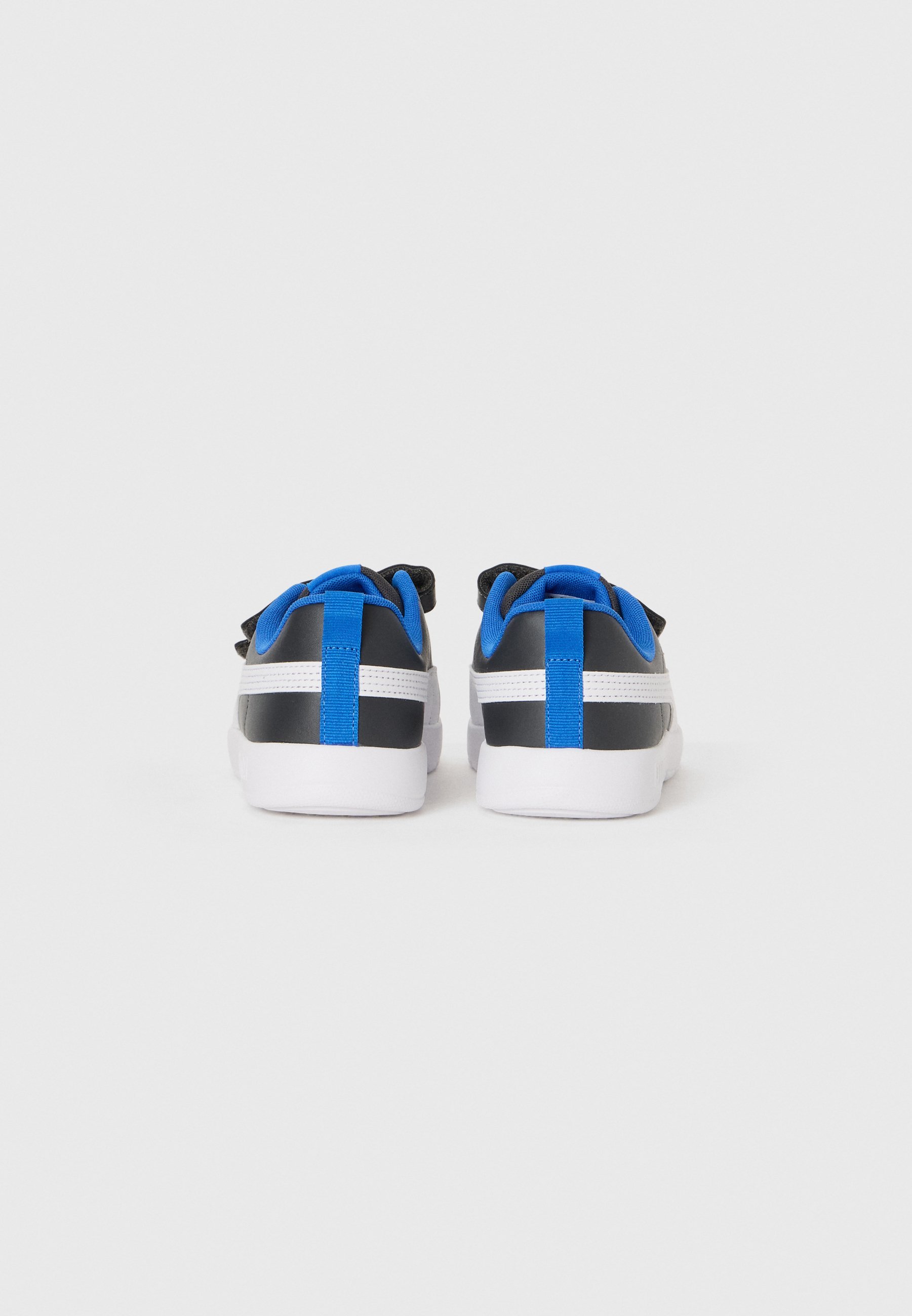 Puma COURTFLEX V3 UNISEX - Hardloopschoenen voor op de weg - donkergrijs/wit/zwart bergblauw