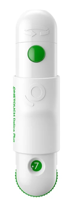 ONE TOUCH Onetouch Delica Plus Disp Pung Medição de glicose no sangue
