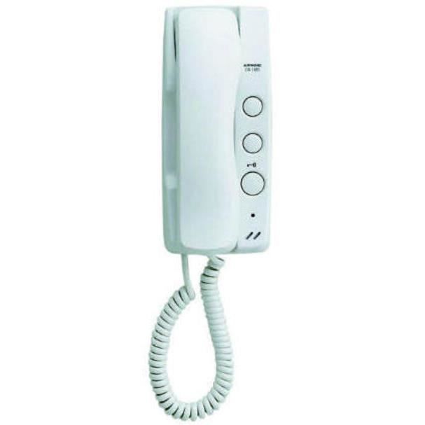2-Wire Audio Handset - AIPHONE - DA1MD - Compatible with DA1DS, DA2DS, DA4DS - Indoor Use - White