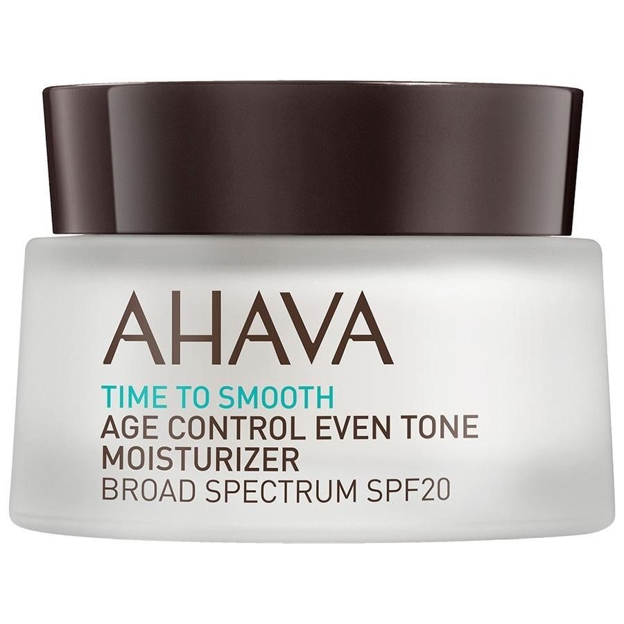 AHAVA dienas krēms pretnovecošanās mitrinātājs vienmērīgai sejas ādai ar plaša spektra saules aizsardzības faktoru 20 - 50 ml