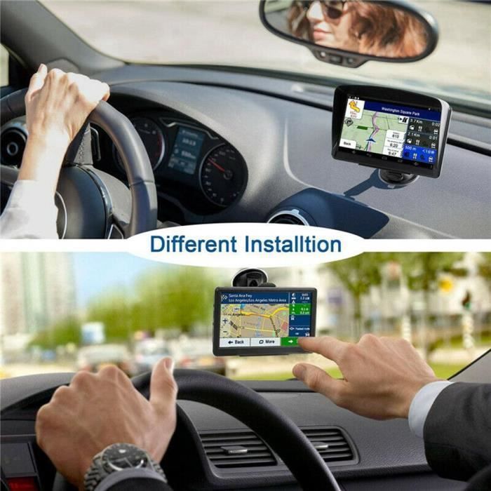 GPS-navigatie voor auto en vrachtwagen - HOMYL - 7-inch touchscreen - Spraakbegeleiding - Kaart bijgewerkt naar Australië