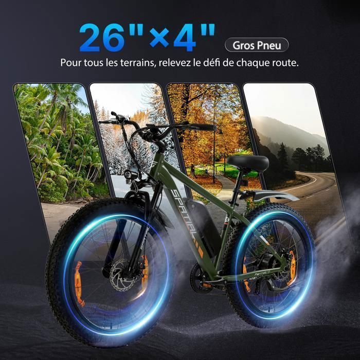 SPATIAL Vélo électrique 26