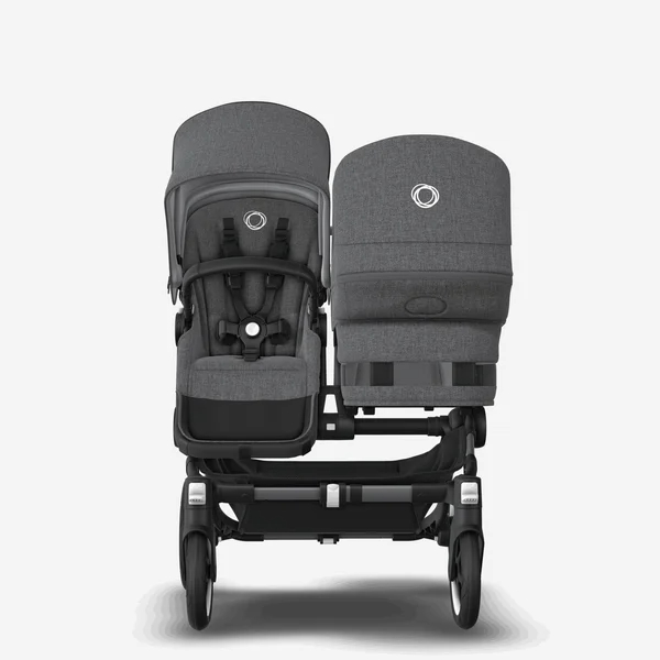 Bugaboo Donkey 5 Duo 2-in-1 -rattaasetti grafiitinharmaa/sekoitetun harmaa, sekoitettu harmaa