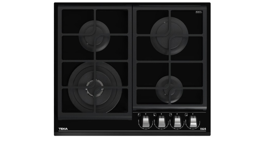 TEKA Płyta gazowa 60cm GZC 64320 XBC (E4) czarne szkło 112570169 *