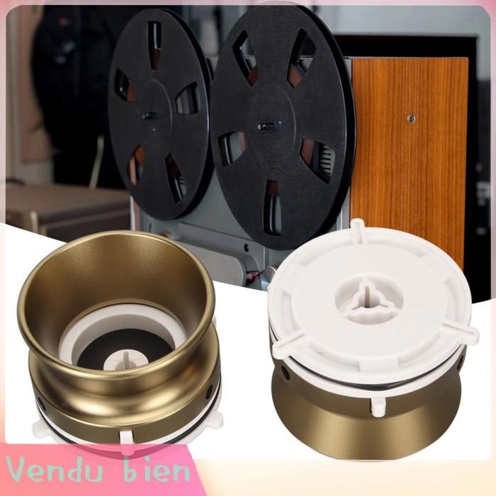 Garosa Pour adaptateurs de moyeu Studer NAB √1 Paire D'adaptateurs Pour Moyeu Studer NAB Outil son videoprojecteur Bronze