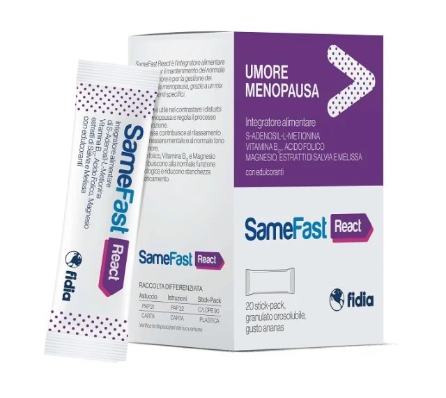 SAMEFAST SameFast React 20 sachês Suplemento alimentar para a menopausa