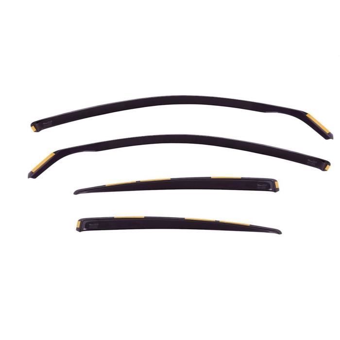 Deflectores de viento - Compatibles con 508 - 4 puertas 2010-2019 - Acrílico tintado - 4 piezas - 3 mm de espesor