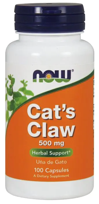 Now Foods Cats Claw 500 mg, Suplement diety na wzmocnienie odporności, Kapsułki