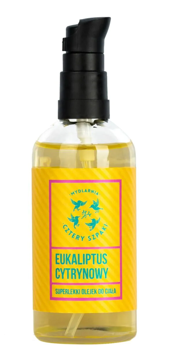 Mydlarnia Cztery Szpaki Eukaliptus Cytrynowy Naturalny superlekki olejek do ciała