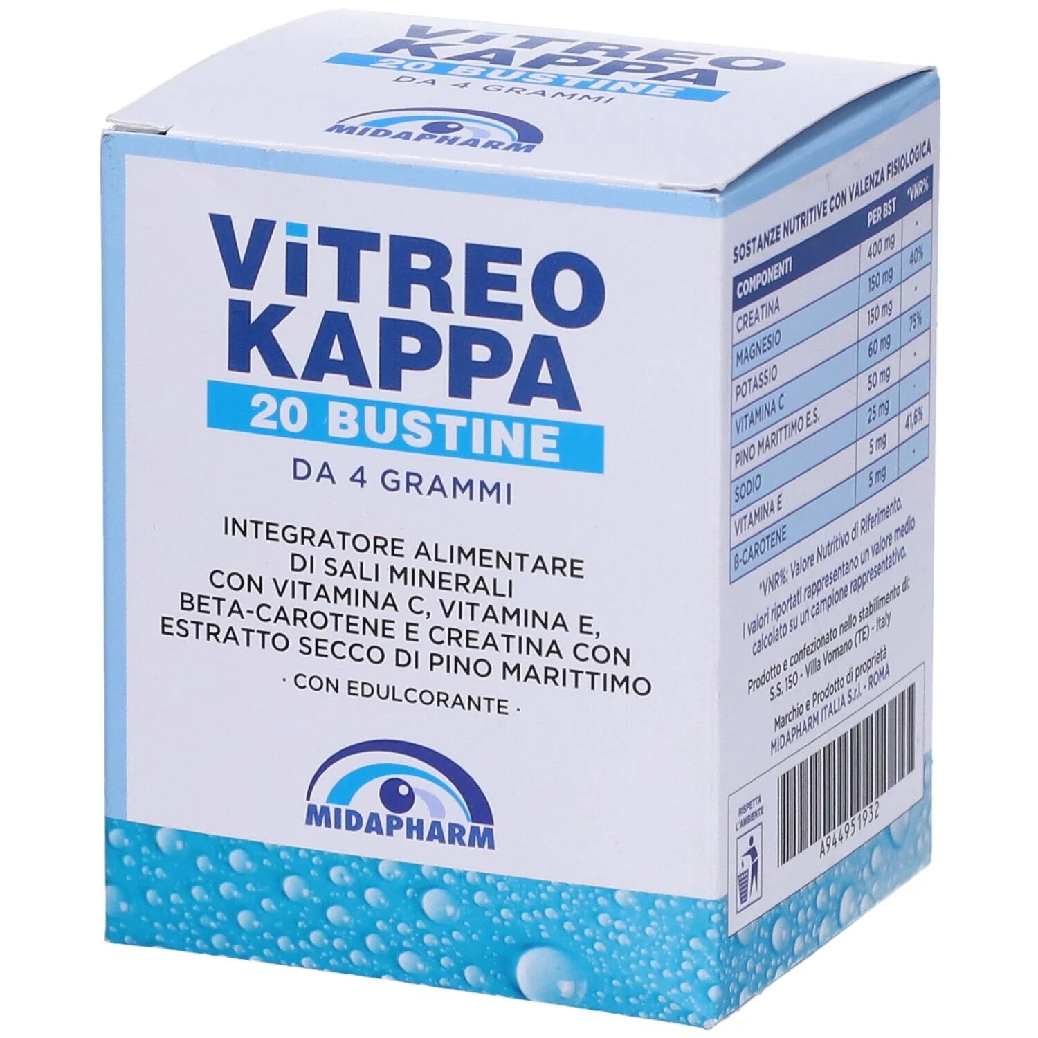Glaskappa, 20 Büsten