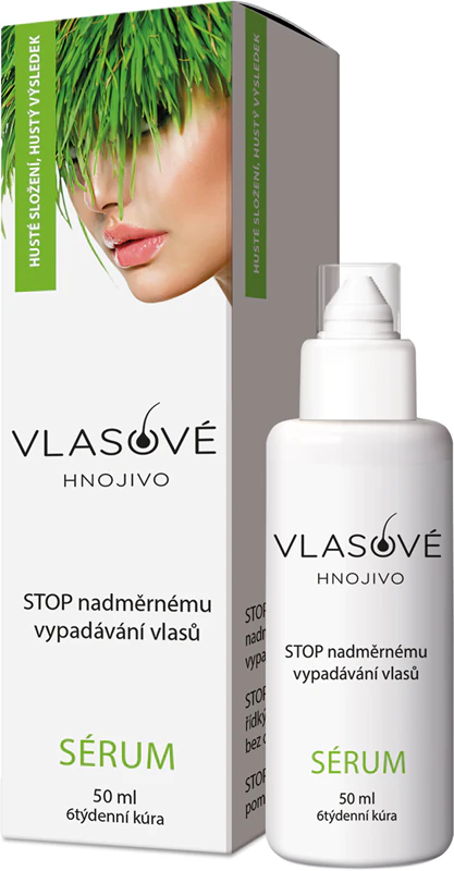 Vlasové hnojivo Serum sérum sem enxaguar para queda de cabelo