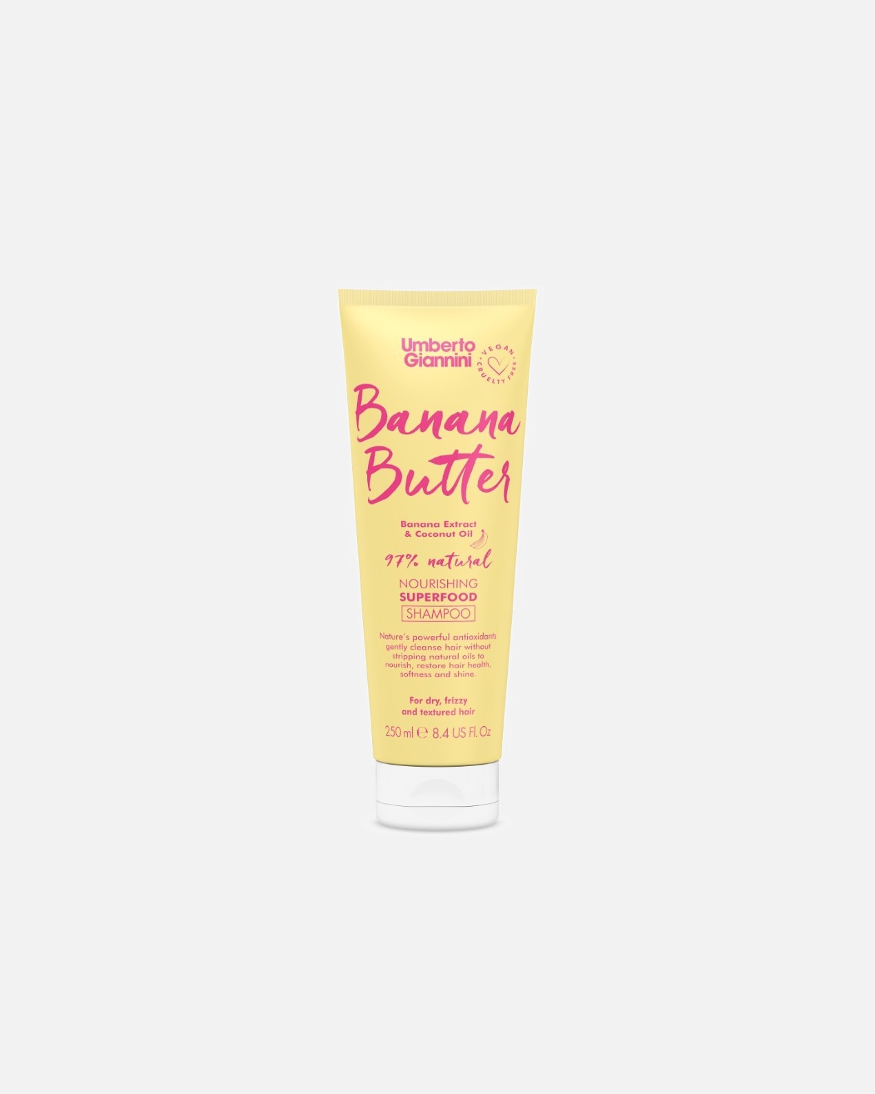 Szampon do włosów Umberto Giannini z masłem bananowym – 250 ml