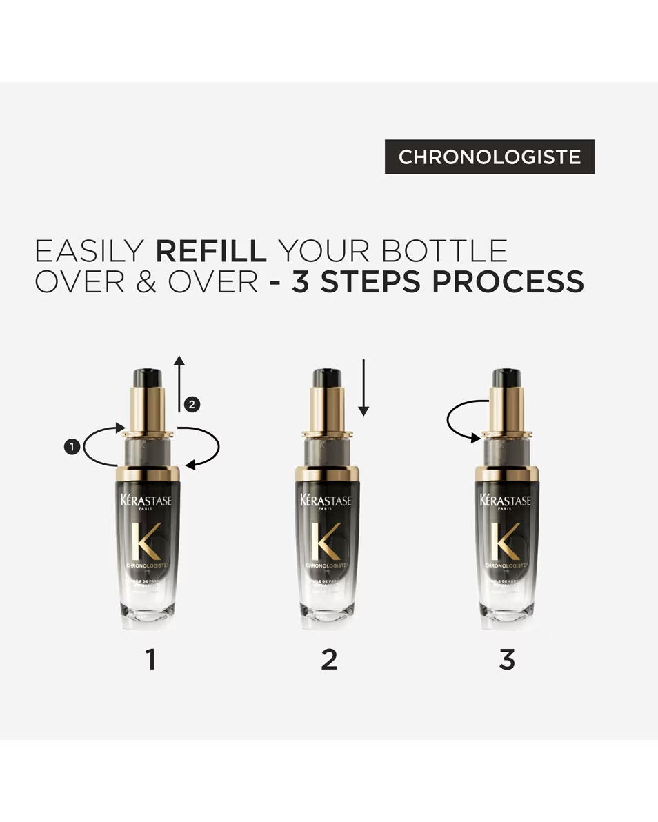 KÉRASTASE Chronologiste L'Huile de Parfum Oil Refill - barojošas matu smaržas - visiem matu tipiem
