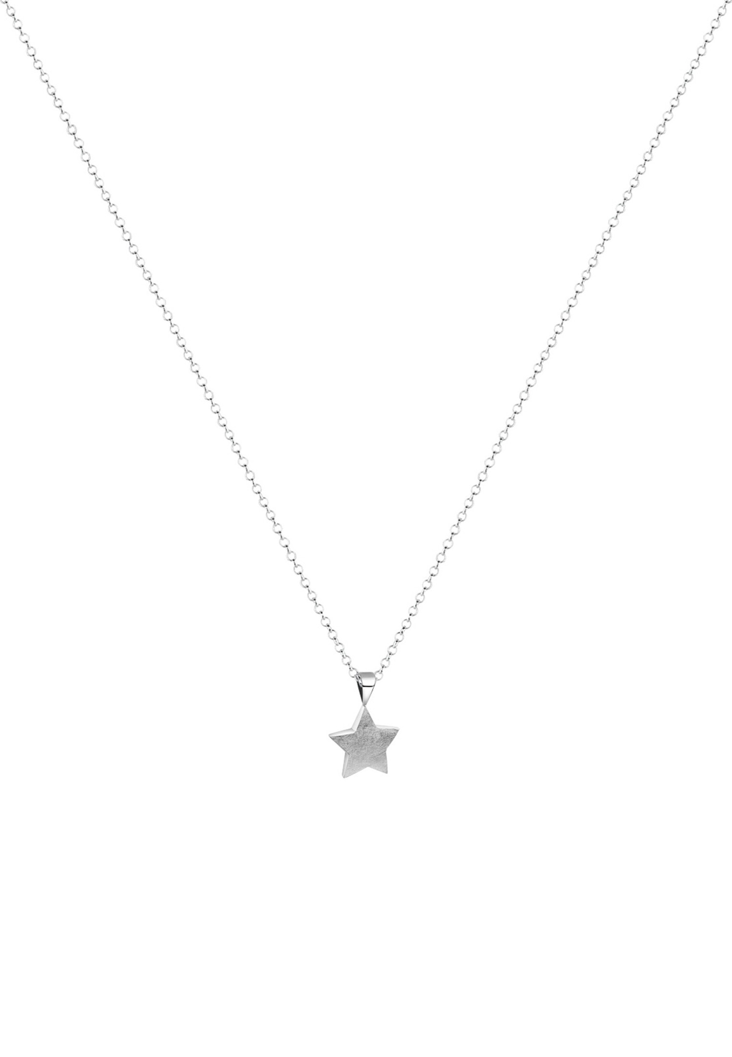 Nenalina Femmes pendentif étoile brossé en argent sterling 925