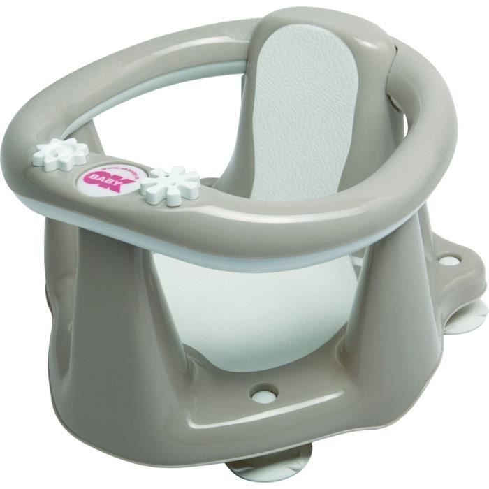 Flipper badzitje in taupekleur - OK BABY - Comfort - Veiligheid - Unisex