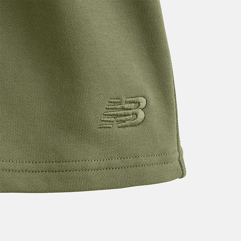 Athletics Damen-Shorts aus French Terry – Dunkeloliv