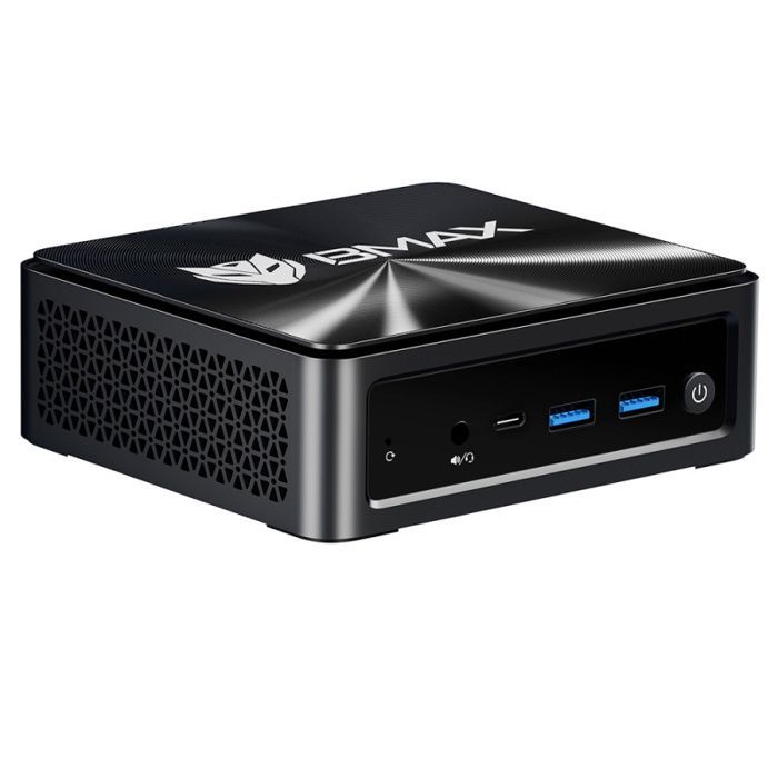 BMAX B8 A Pro Mini PC - Processeur AMD R7 8745HS 8Cœurs (4,9GHz max.)- 16Go RAM - SSD 512Go - Wi-Fi6 - Bluetooth5.2 - 2 Ports