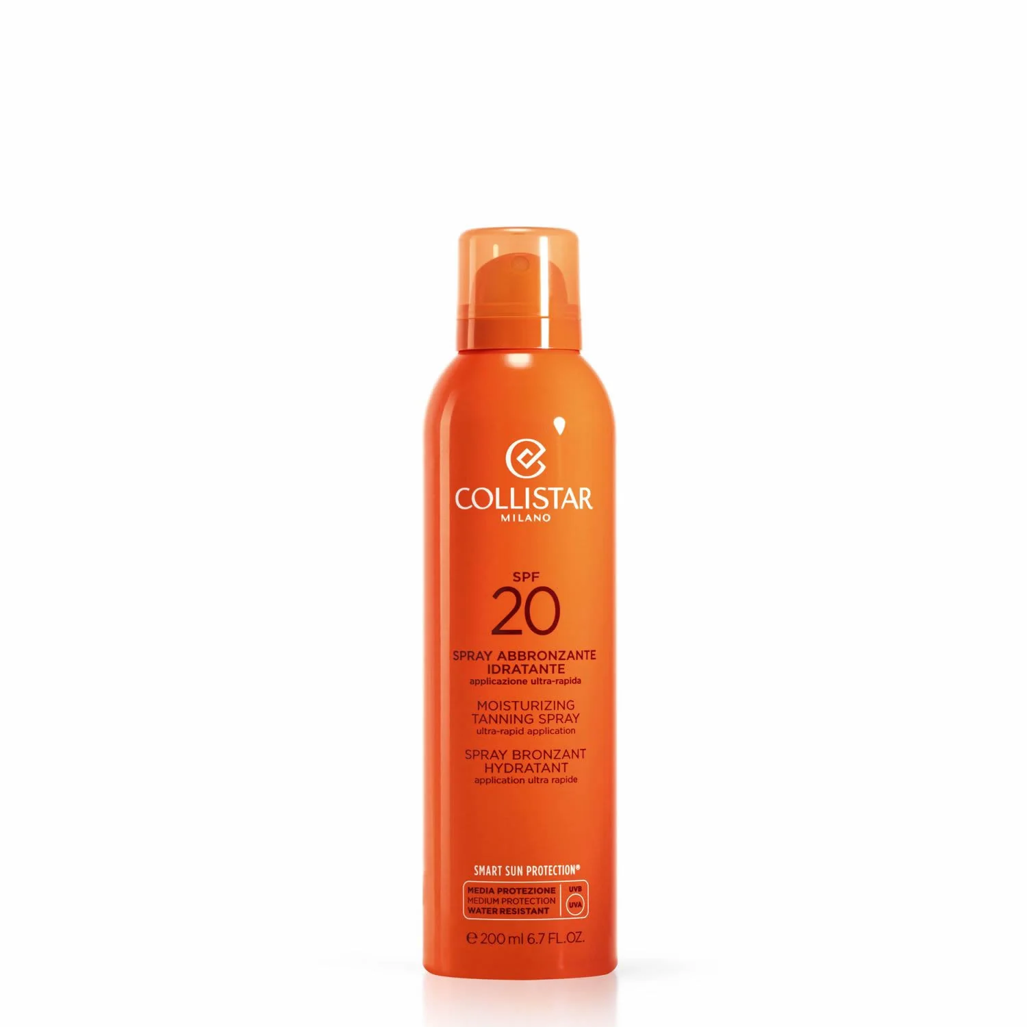 Abbronzatura Spray Abbronzante Idratante SPF20 - Spray solare corpo media prot.