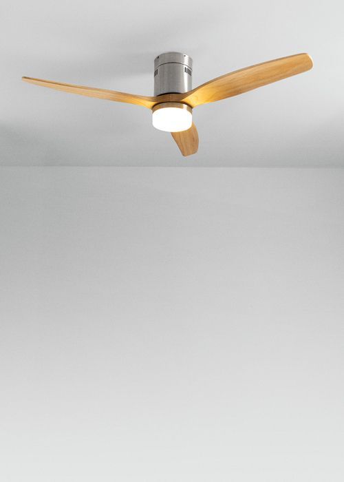 Ventilador de techo - Create - Con luz - Níquel - Ø132cm - 40W