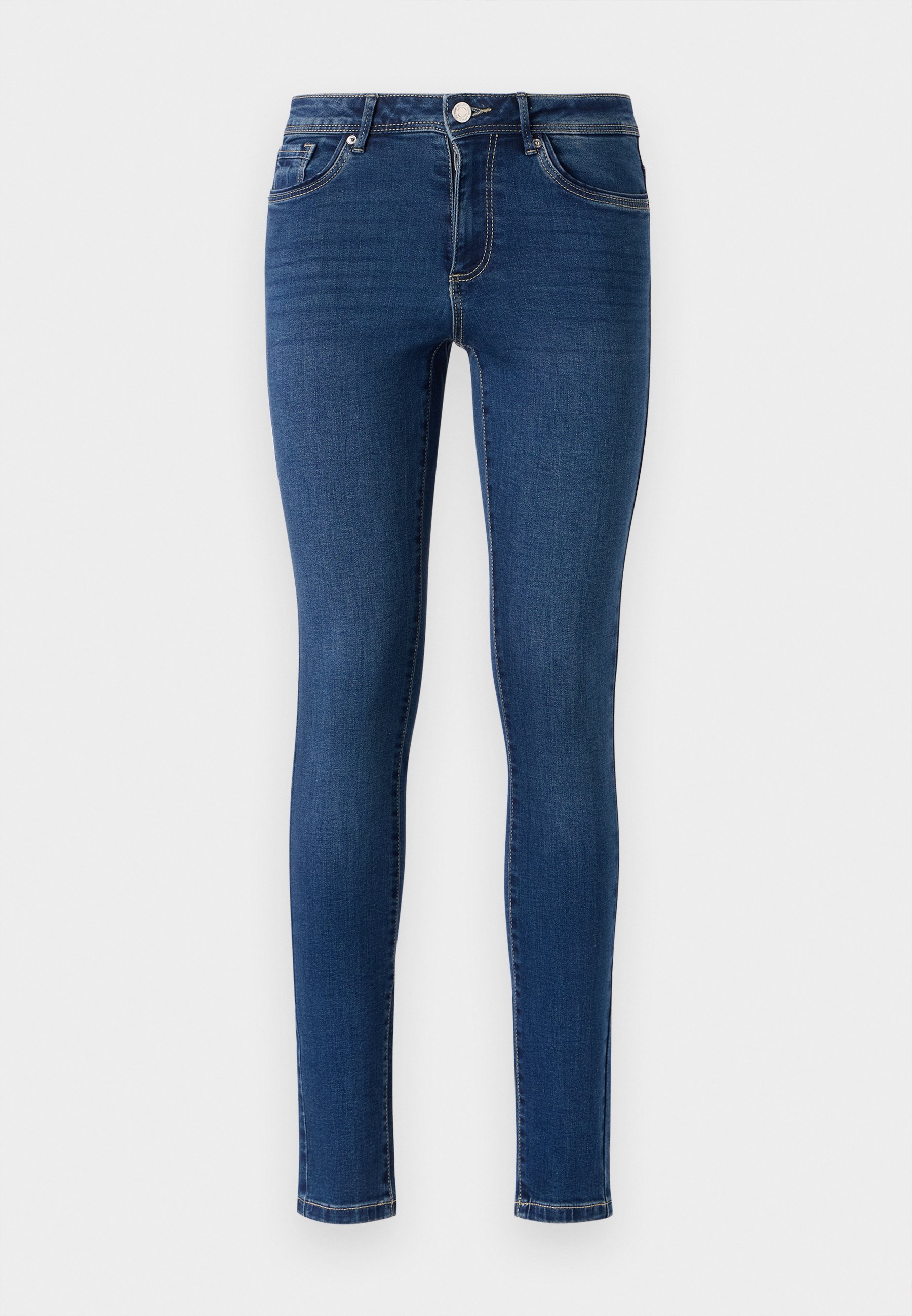 Vero Moda VMTANYA PIPING - Jegging - donkerblauw denim
