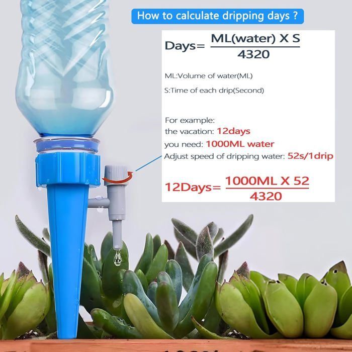 Kit arrosage goutte à goutte - MICHAEL NETWORK TECHNOLOGY - Arrosage automatique - Réglable - 20 pièces - Matériau ABS
