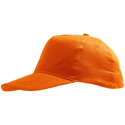  Unisex enobarvna kapa za fante/deklice, poletje/plaža/bazen, sončna (oranžna)