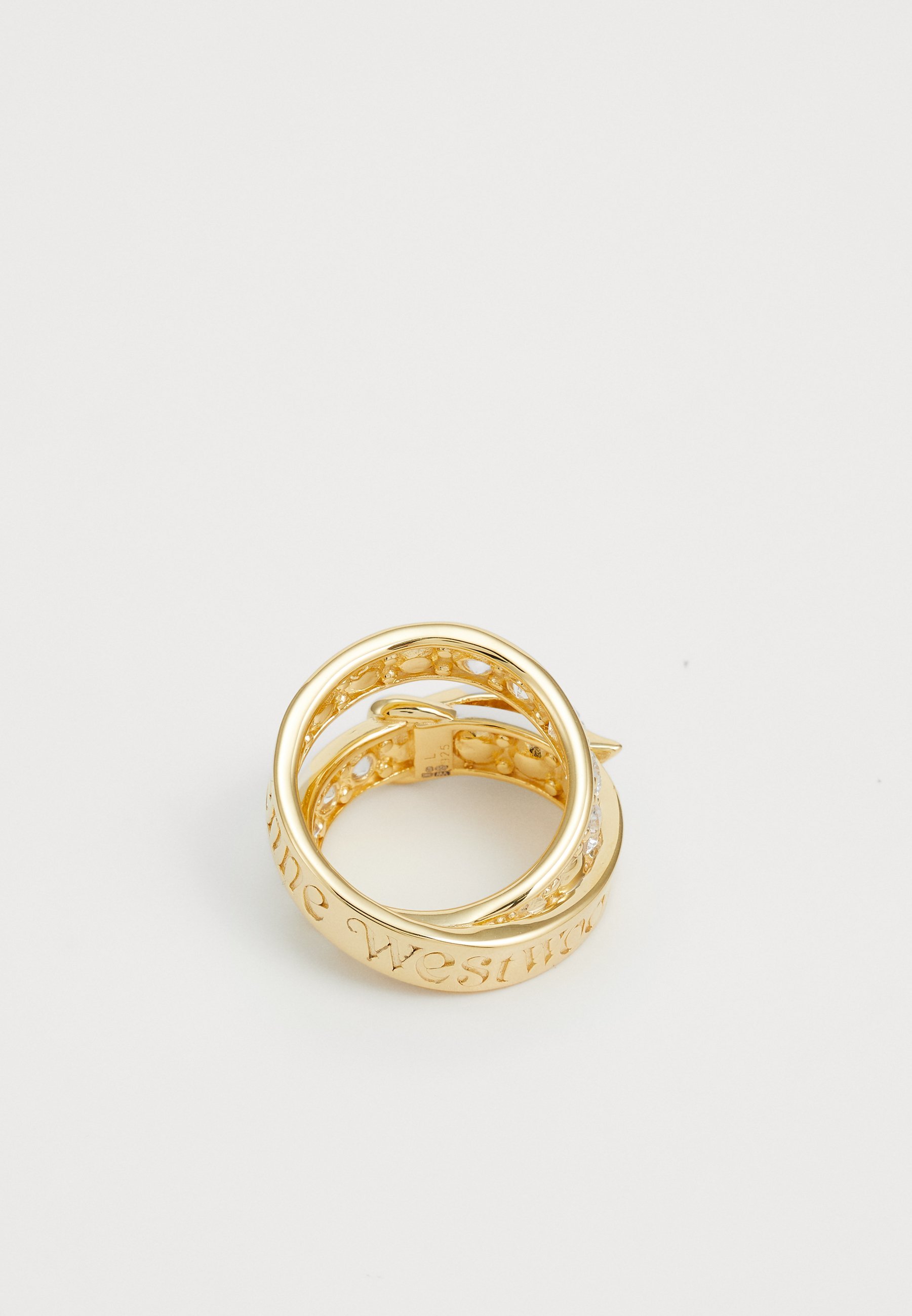 Vivienne Westwood NUOVA CINTURA - Anello - color oro/bianco