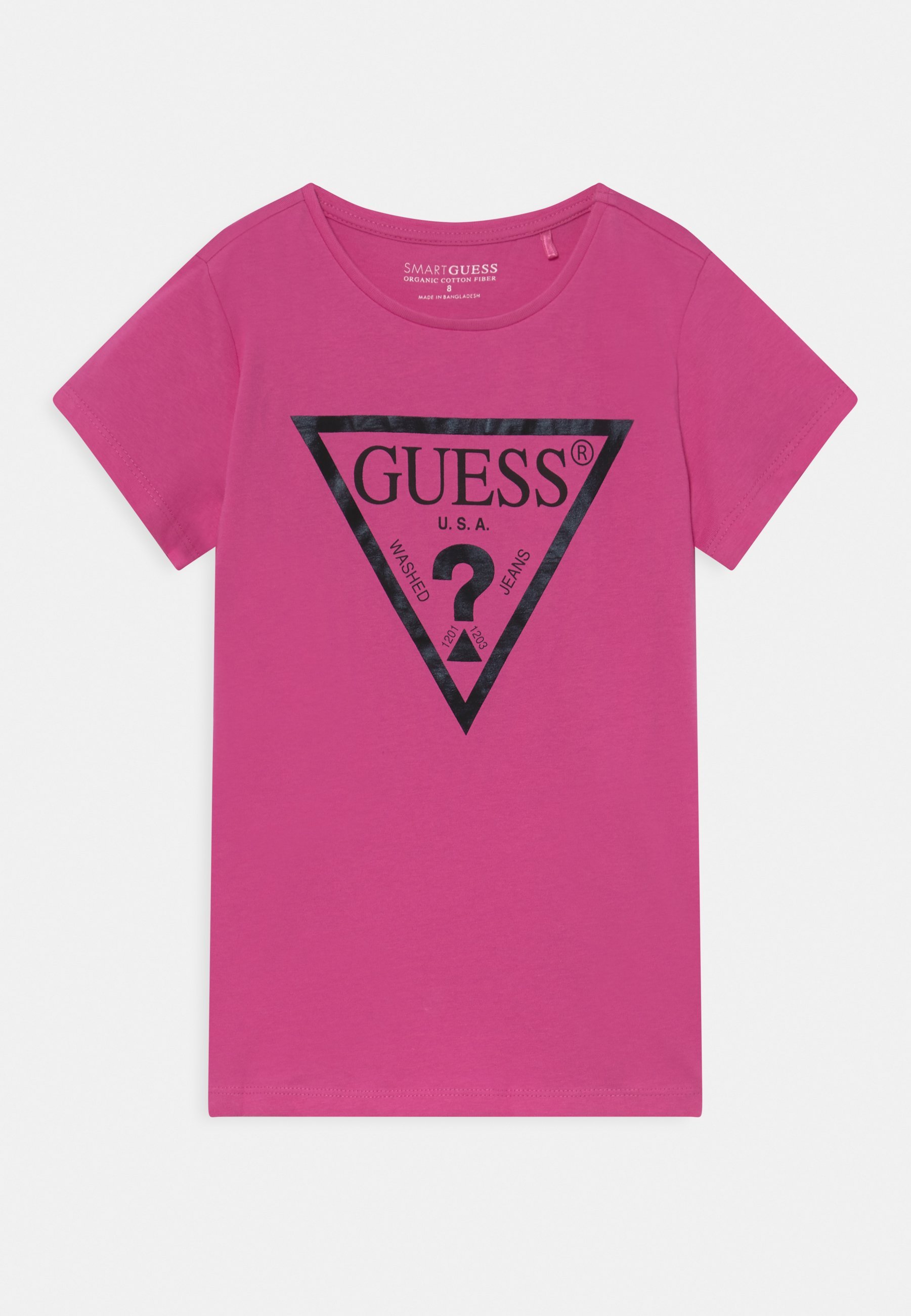 Guess CORE JUNIOR - T-shirt met print - roze trip