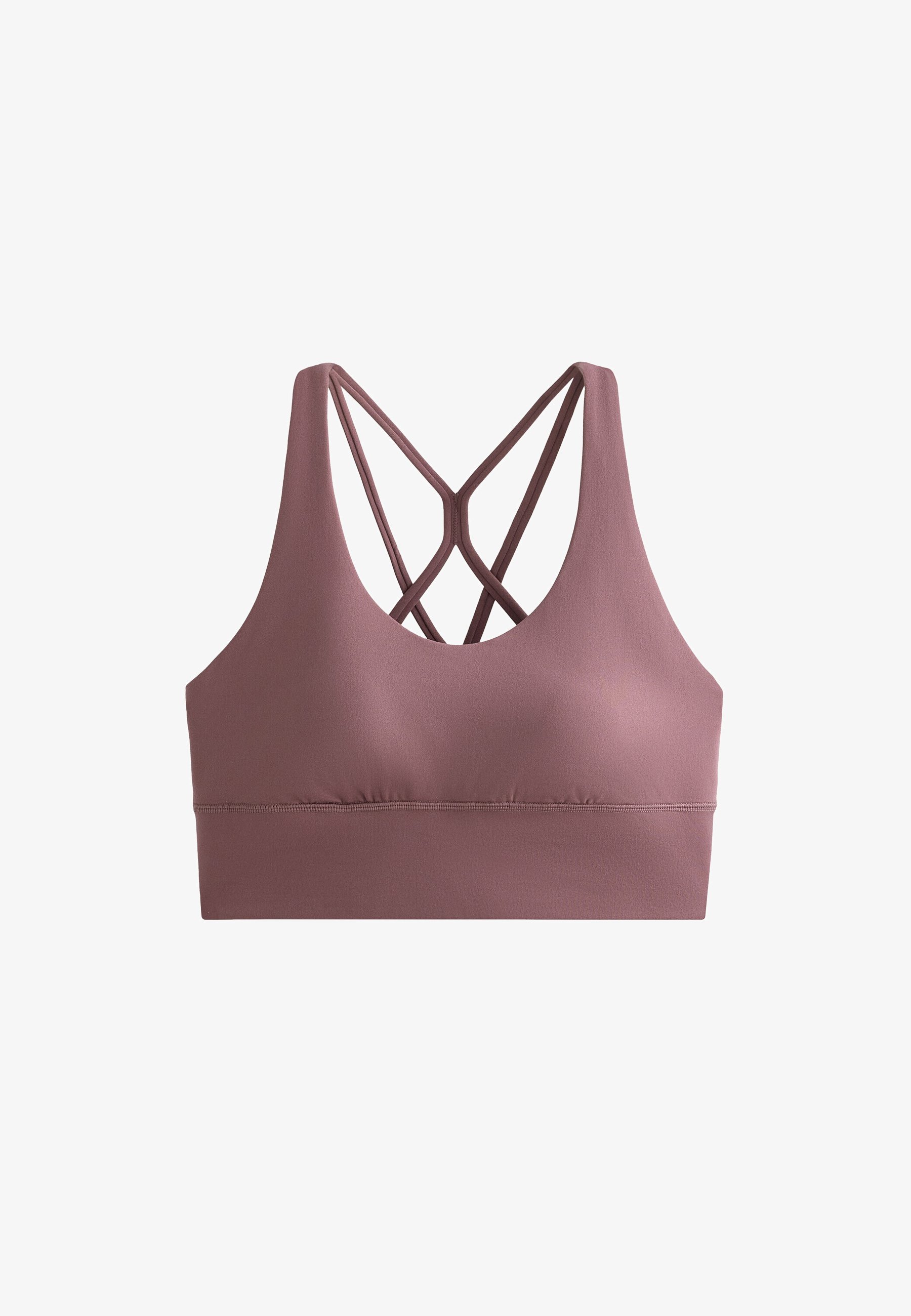 OYSHO STRAPPY BACK - 32977901 - Sportbeha met lichte ondersteuning - gemêleerd bessenrood