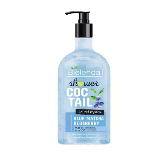 Bielenda Shower Coctail energetyzujący żel pod prysznic Blue Matcha i Blueberry 400 ml