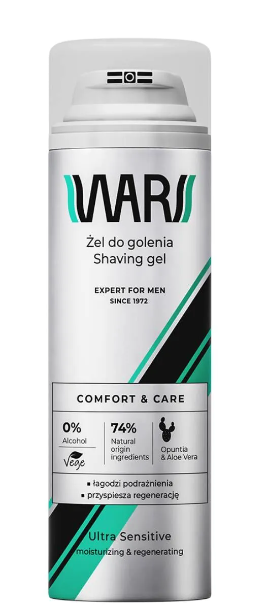 Wars Expert For Men Żel do golenia Ultra Sensitive 200ml