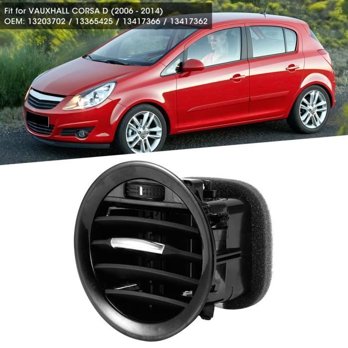 Saída de ar, elegante e concisa, peça de reposição para VAUXHALL CORSA D (2006-2014)