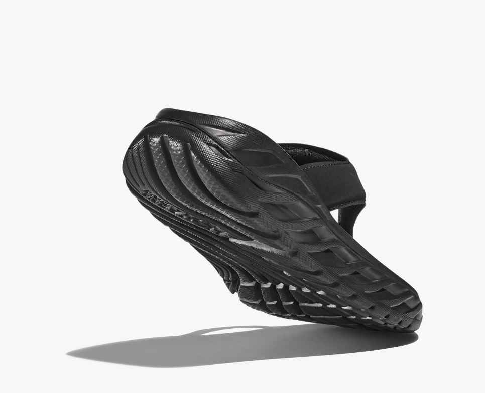 HOKA Ora Recovery Flip Schwarz / Dunkelgrau