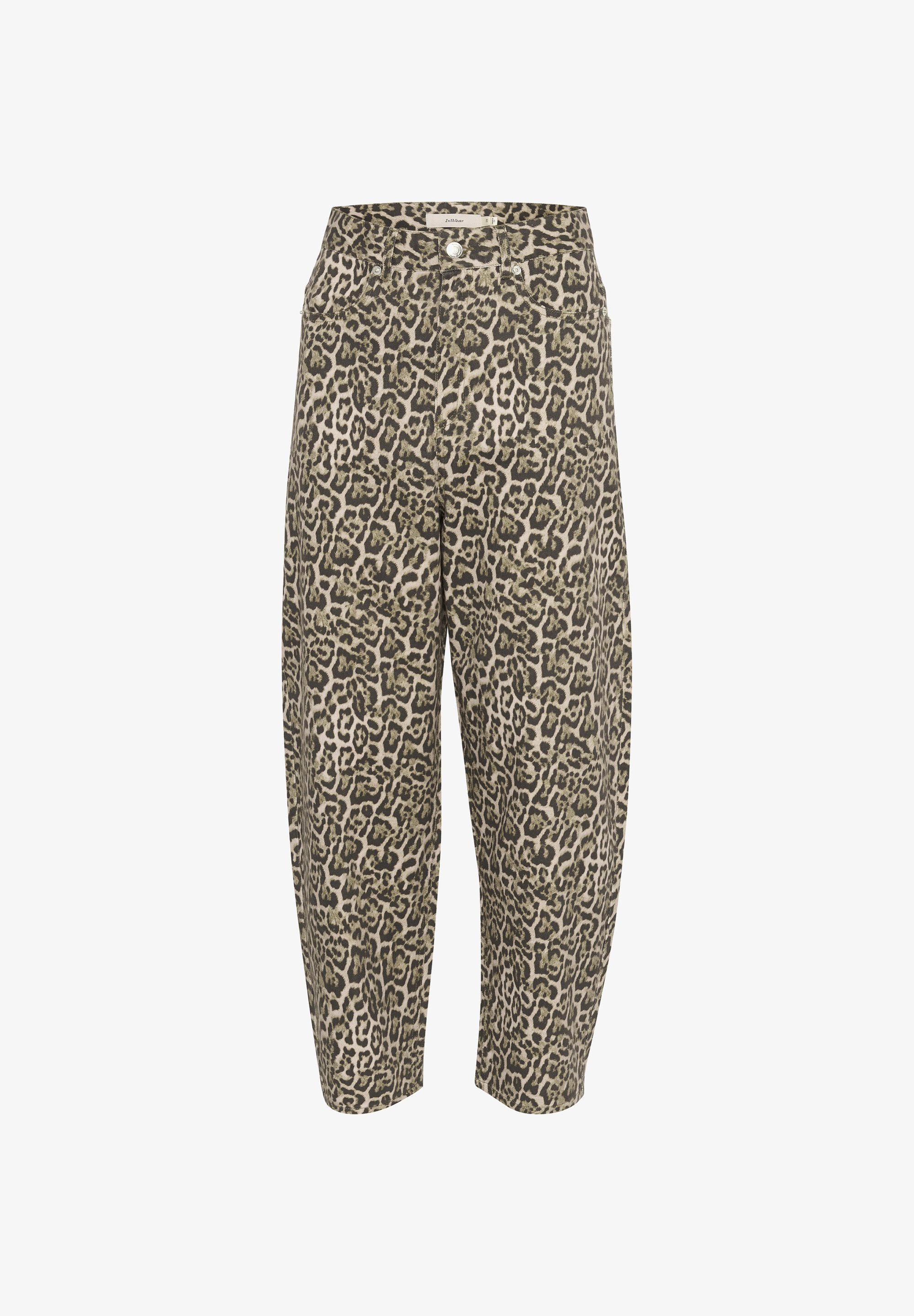 InWear Relaxed fit jeans - klassiek luipaardprint