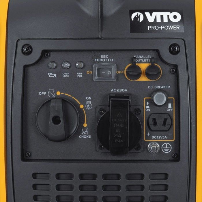 VITO 1100W 60cc 4-takt benzine-invertergenerator, stil, draagbaar, voor lassen