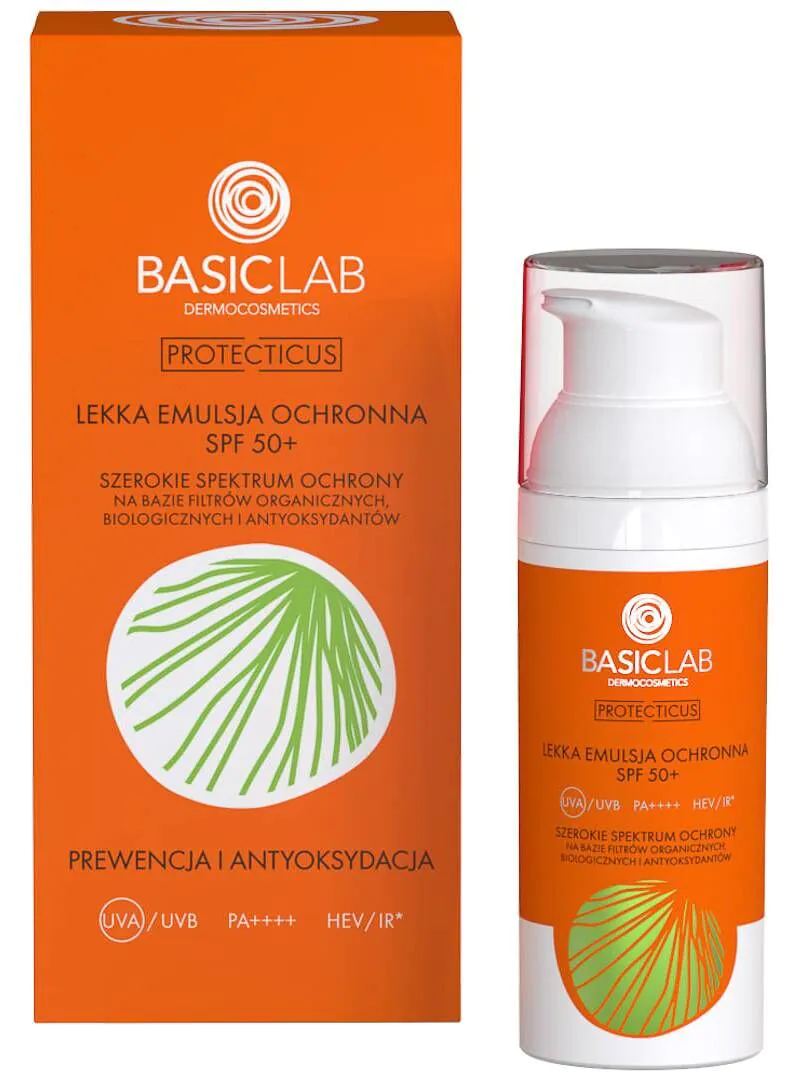BasicLab Protecticus Lekka emulsja ochronna SPF50+