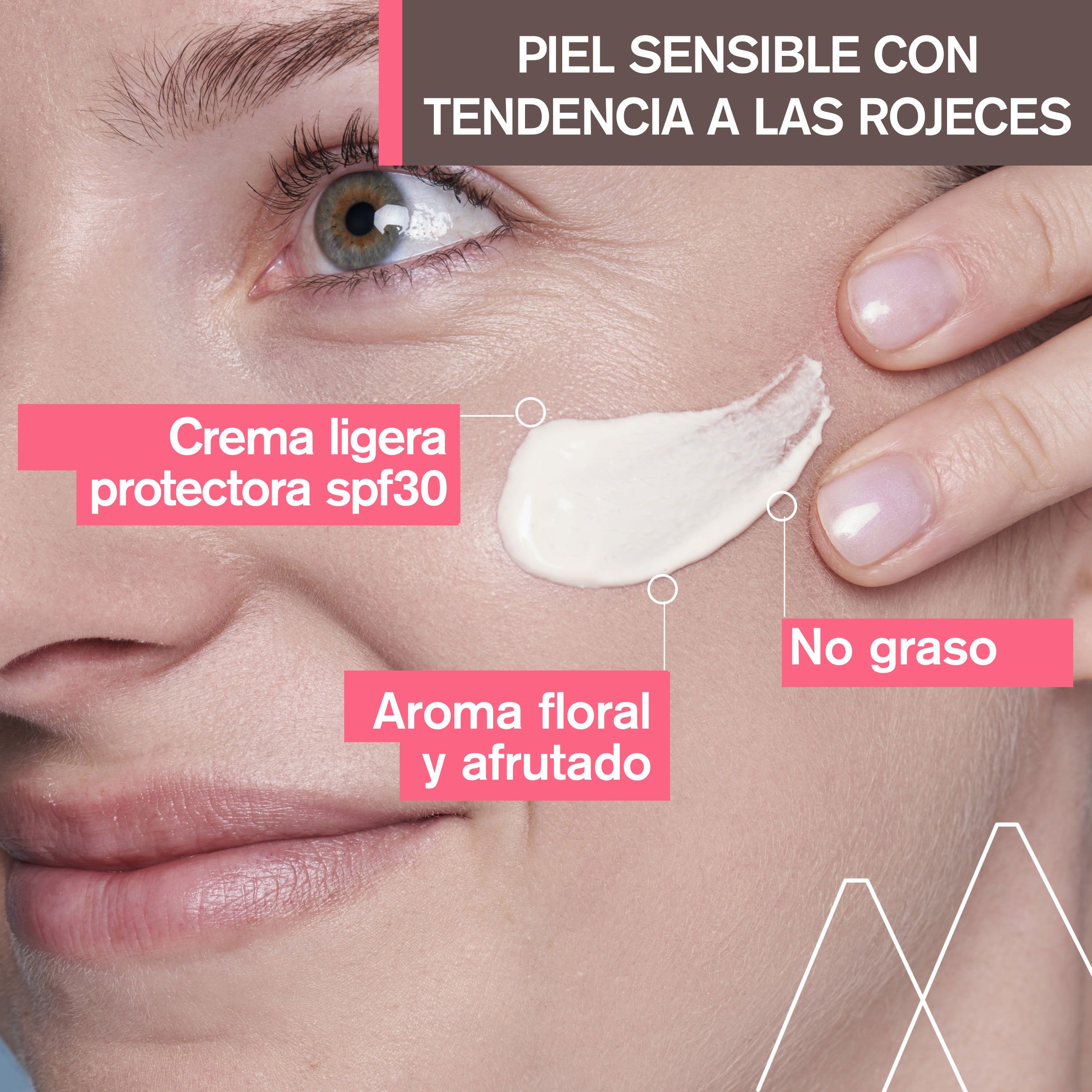 Roséliane Krém proti začervenaniu SPF 30 Dermokozmetika na tvár