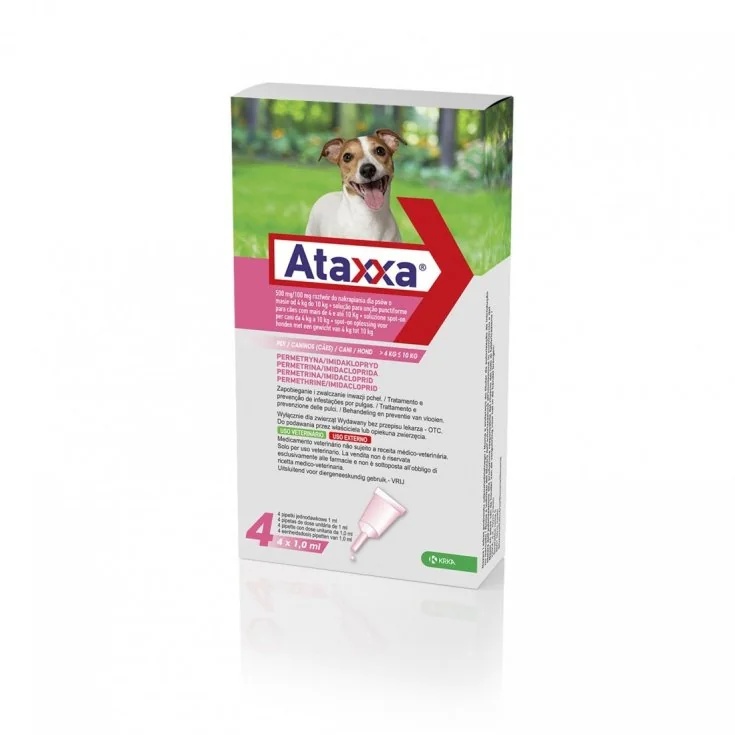 KRKA PHARMACEUTICALS Ataxxa Spoton 1 ml 410 kg Krka 4 pipettes