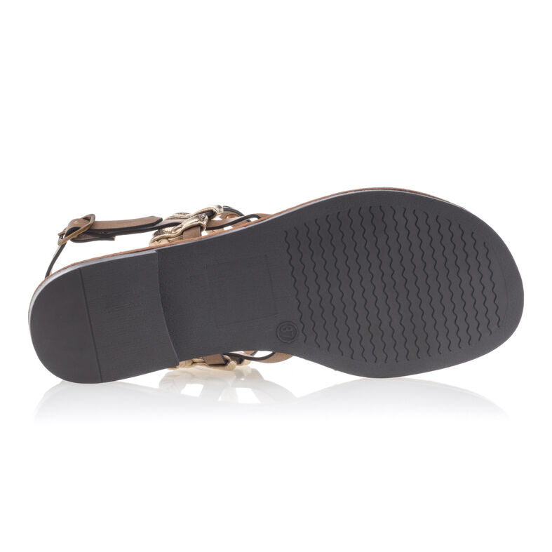 Sandalias beige para mujer / Zapatos de punta abierta