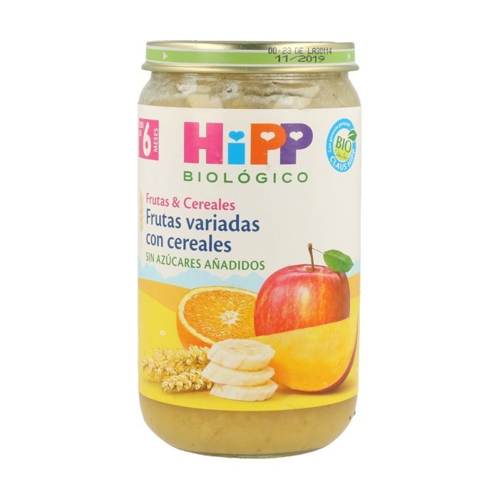 HIPP - Pot de Fruits Assortis Bio aux Céréales 6 mois+ 250 g (Fruits)
